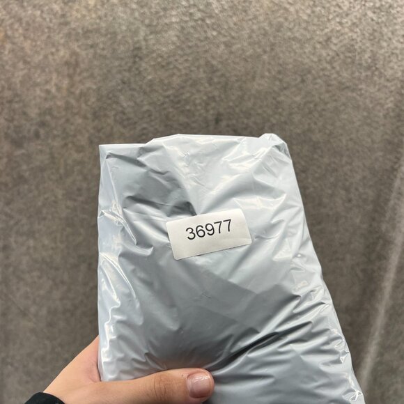 Vans Shirt Womens Small Red Waffle Knit Cropped Top Thermal Long Sleeve - Picture 2 of 10